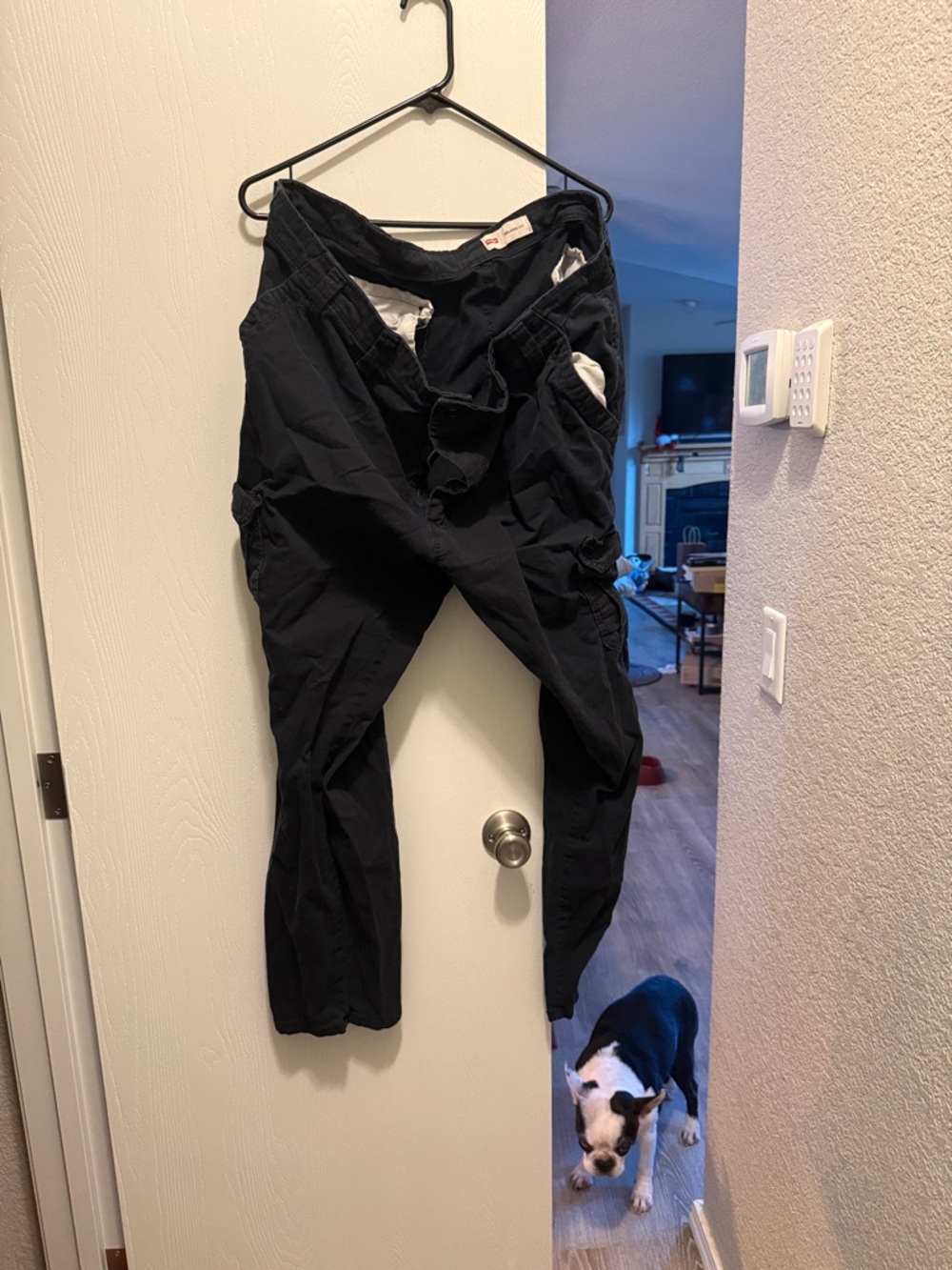 Wrangler Black Cargo Pants with Utility Pockets 44x30